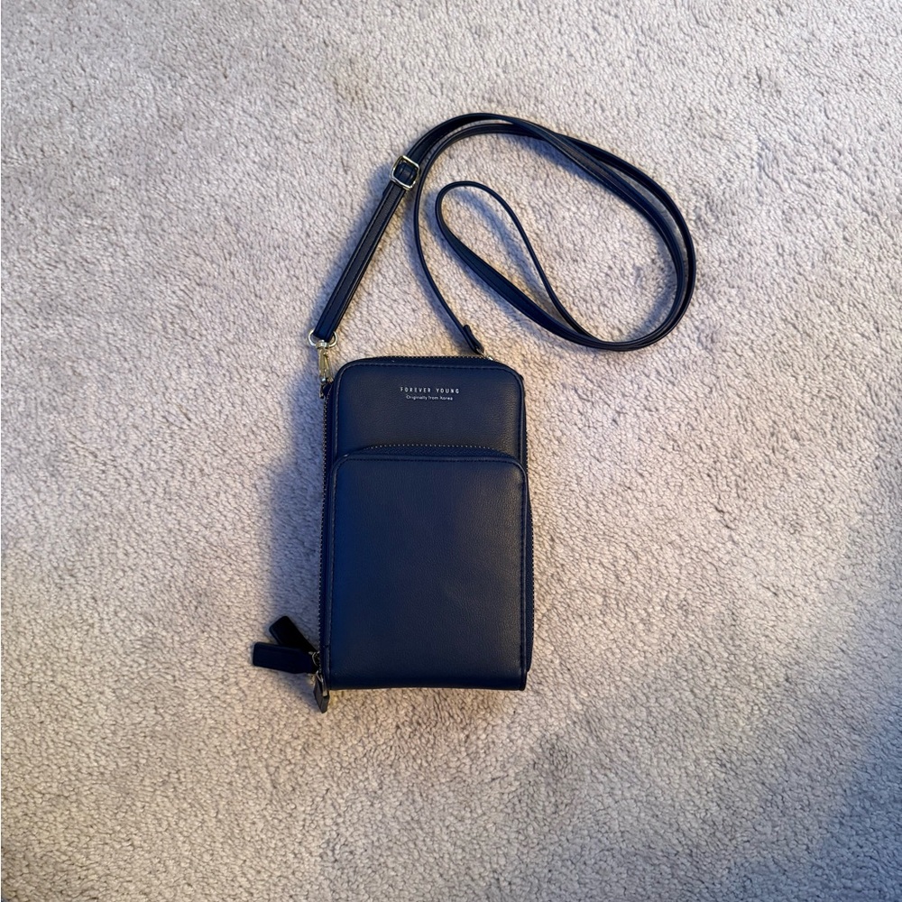 Forever Young Navy Crossbody Bag